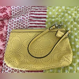 Yellow Coach Wristlet